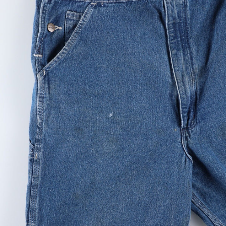 Carhartt denim overalls for men, equivalent to w37 cotton blue type Vintage Second Hand