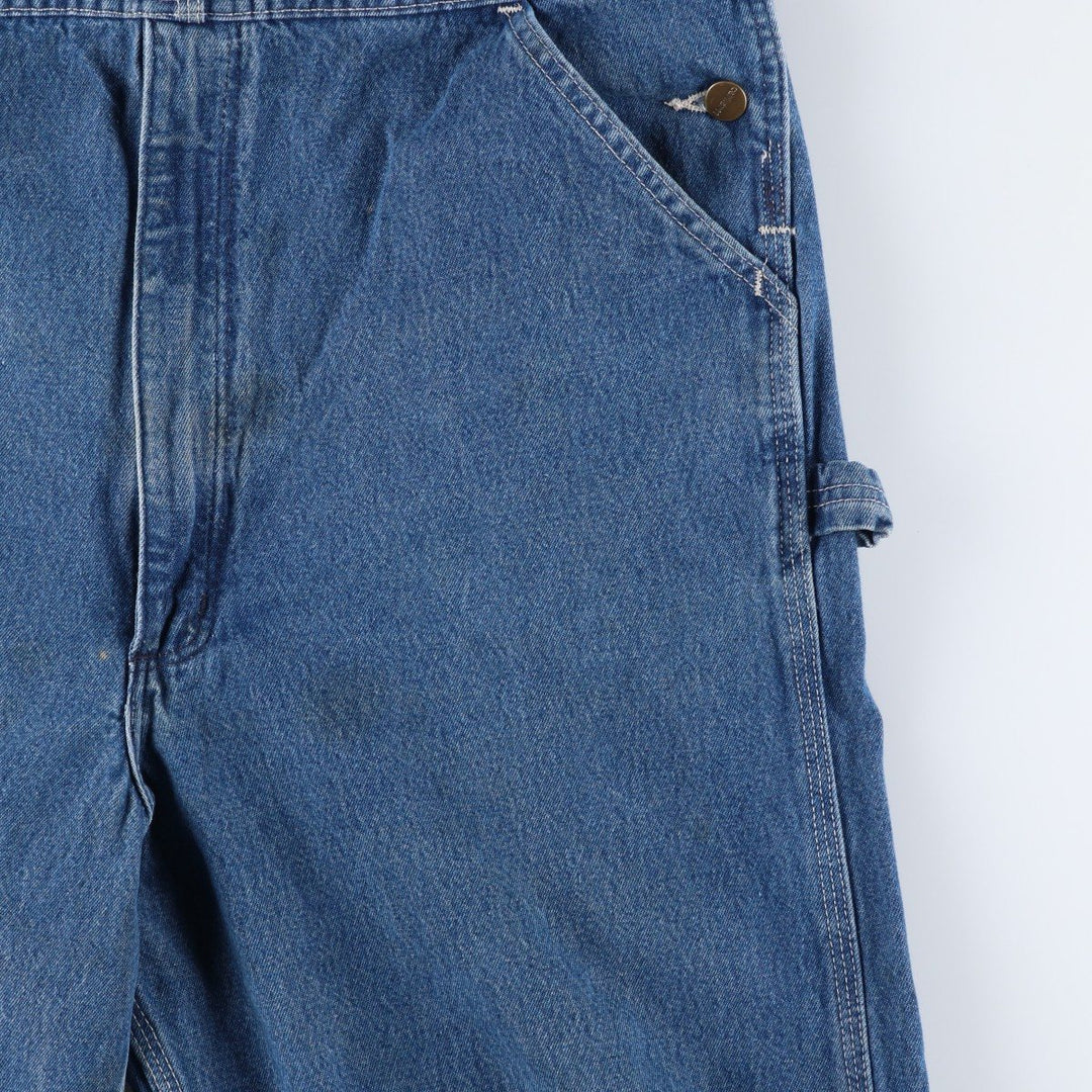 Carhartt denim overalls for men, equivalent to w37 cotton blue type Vintage Second Hand