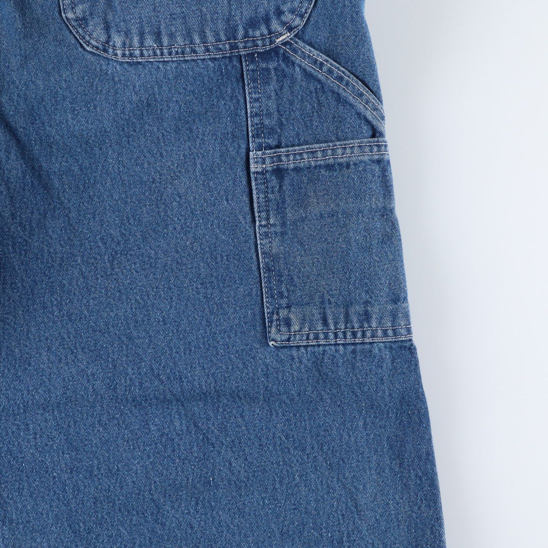 Carhartt denim overalls for men, equivalent to w37 cotton blue type Vintage Second Hand