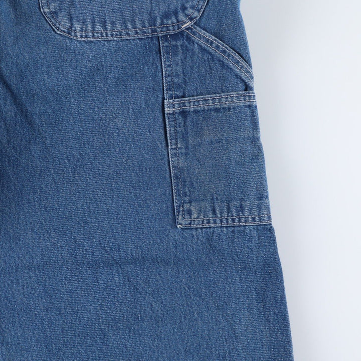 Carhartt denim overalls for men, equivalent to w37 cotton blue type Vintage Second Hand