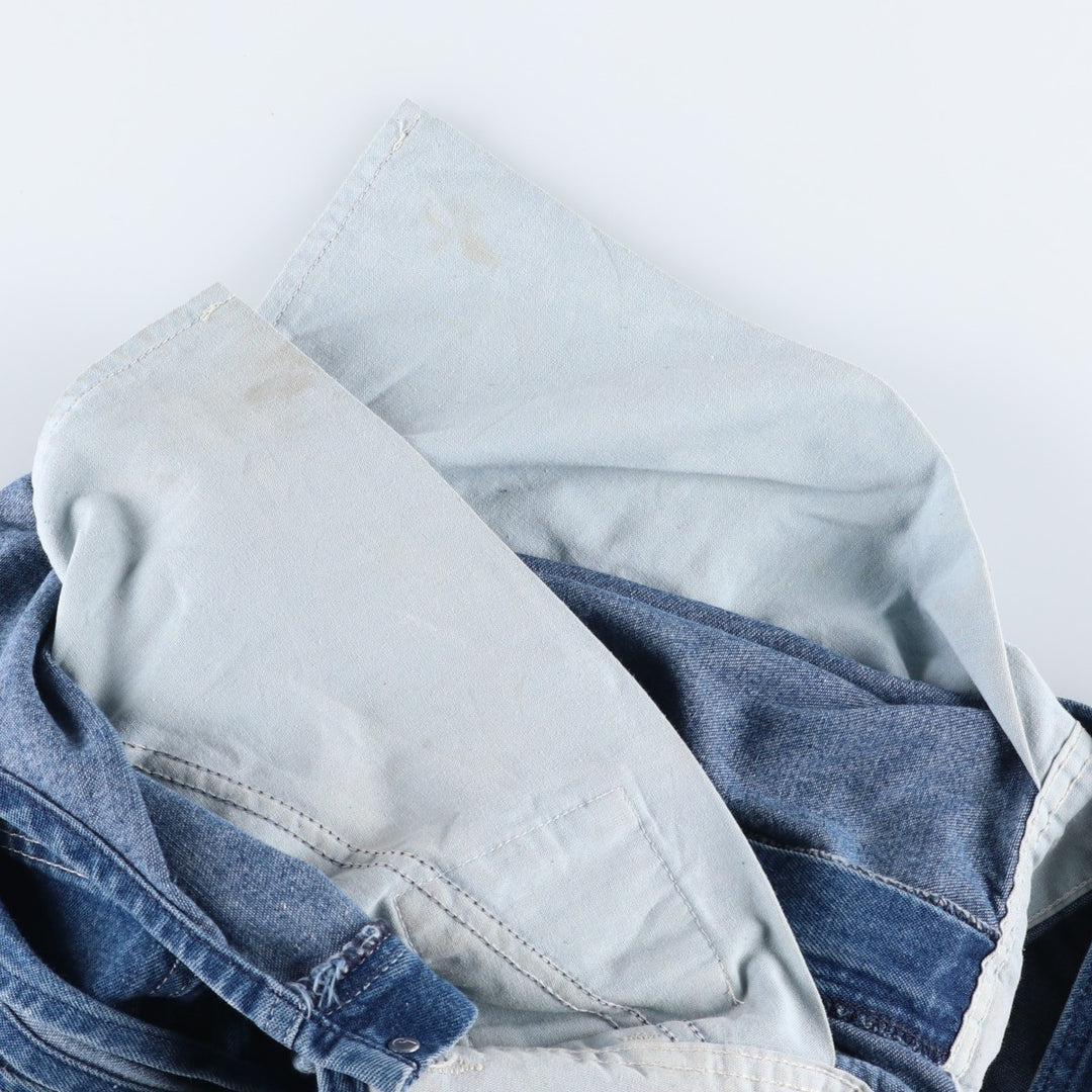 Carhartt denim overalls for men, equivalent to w37 cotton blue type Vintage Second Hand