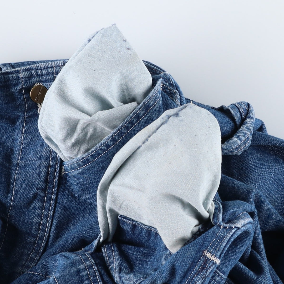 Carhartt denim overalls for men, equivalent to w37 cotton blue type Vintage Second Hand