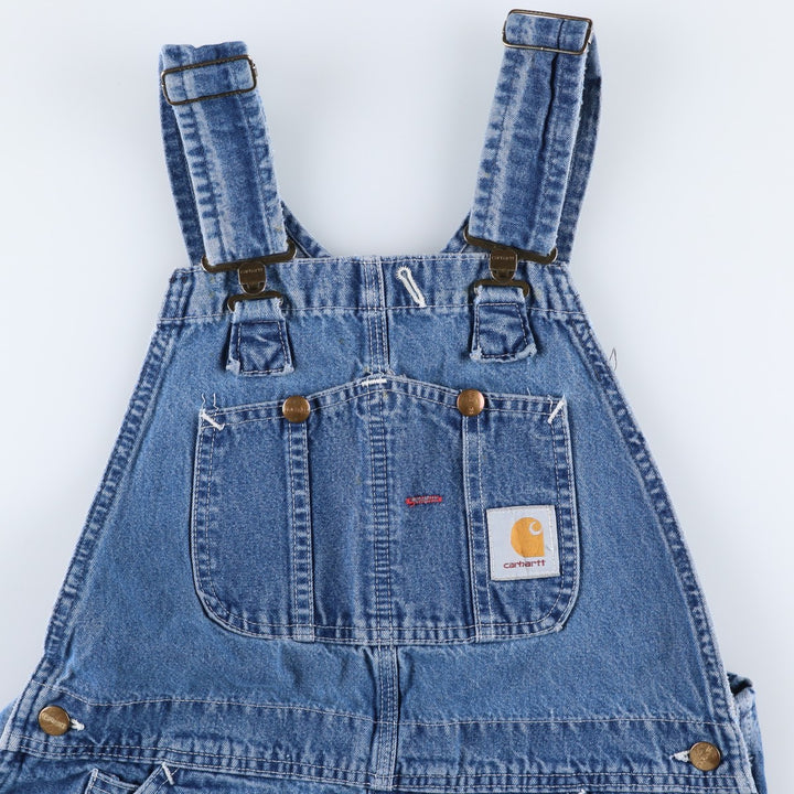 Carhartt Men's Denim Overalls (Size W32) unclear blue type Vintage Second Hand