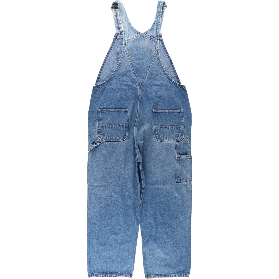 Big size Carhartt denim overalls for men, equivalent to W40. cotton blue type Vintage Second Hand
