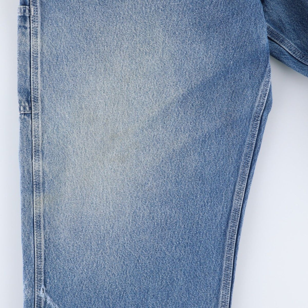 Big size Carhartt denim overalls for men, equivalent to W40. cotton blue type Vintage Second Hand
