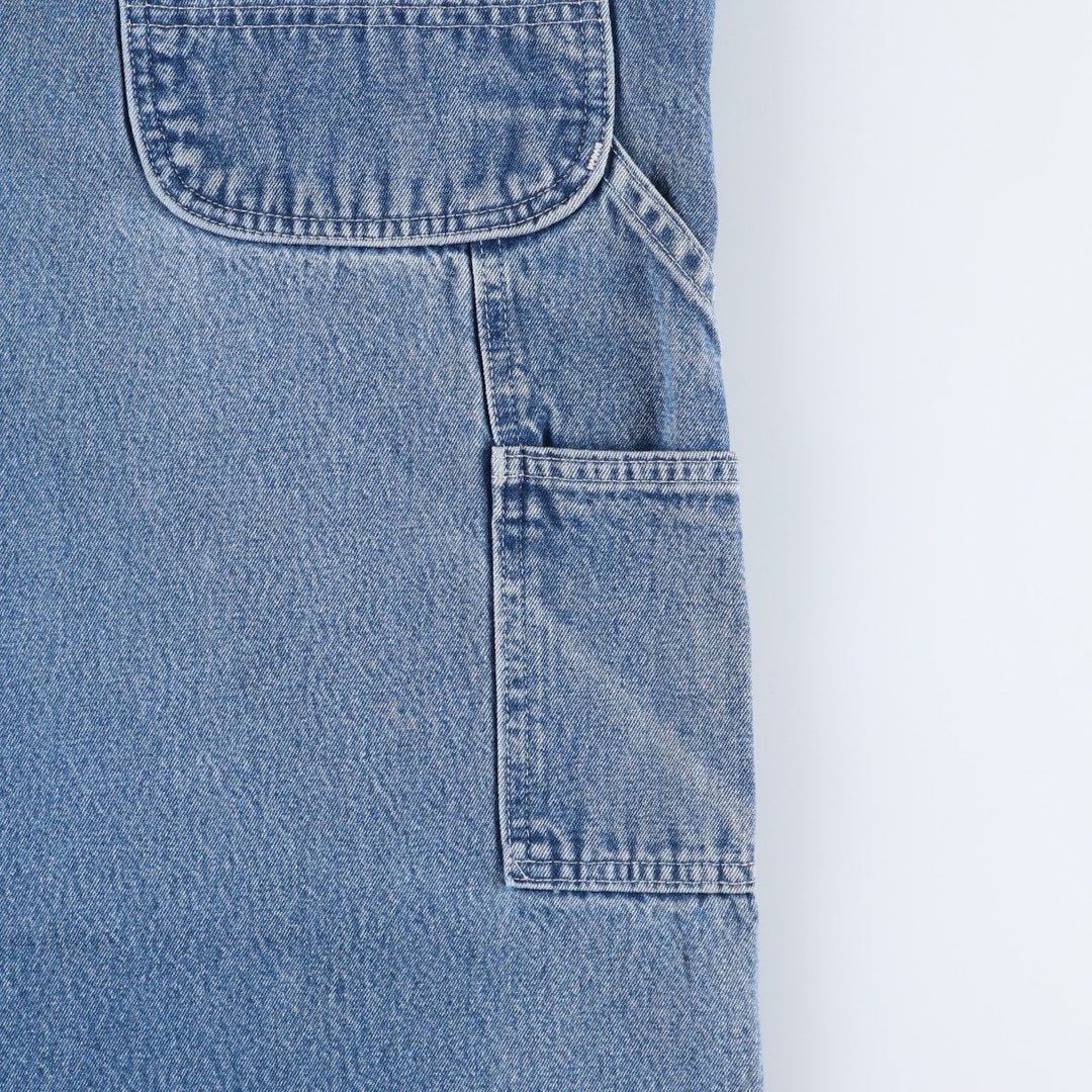 Big size Carhartt denim overalls for men, equivalent to W40. cotton blue type Vintage Second Hand