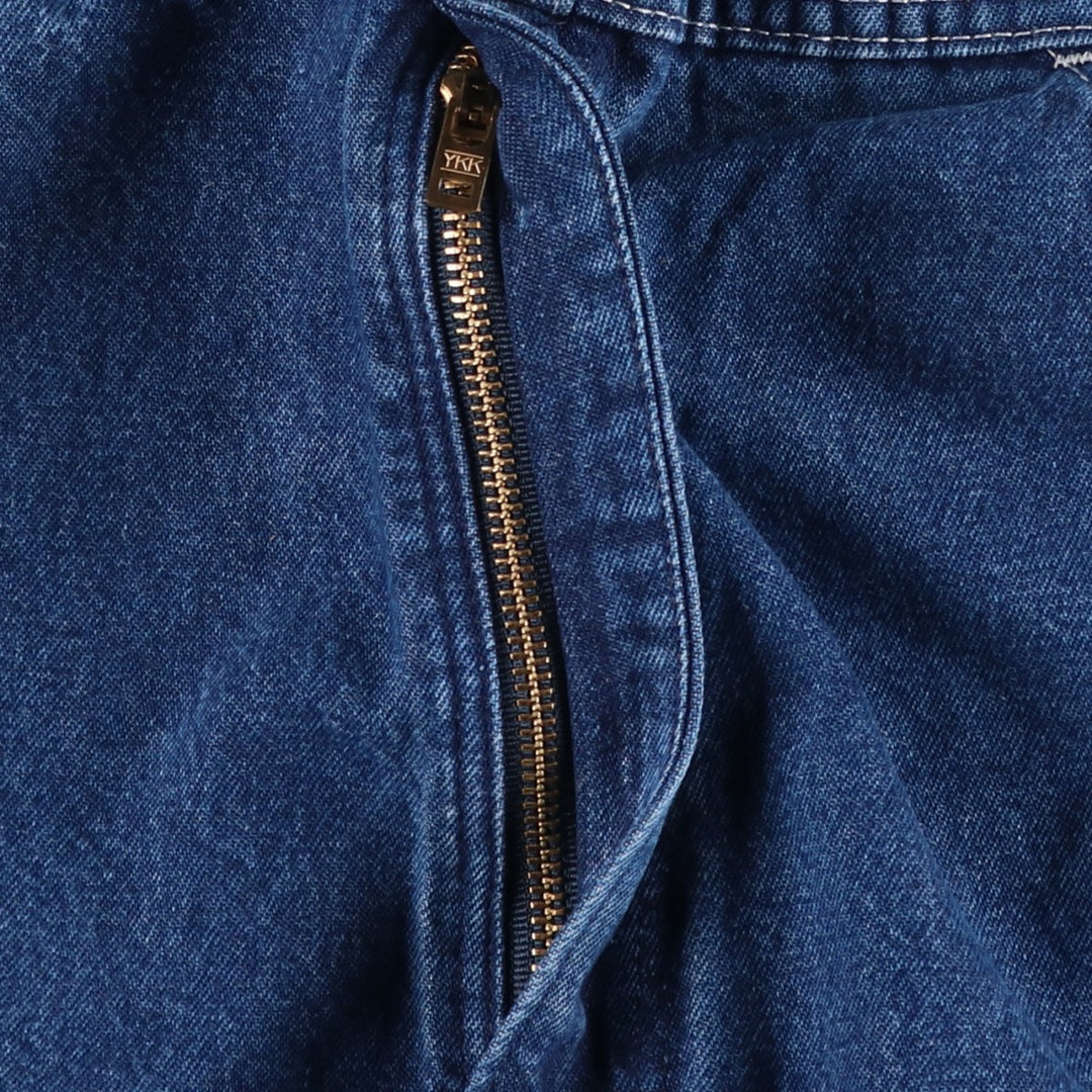 Carhartt denim overalls for men, equivalent to W33 cotton blue type Vintage Second Hand
