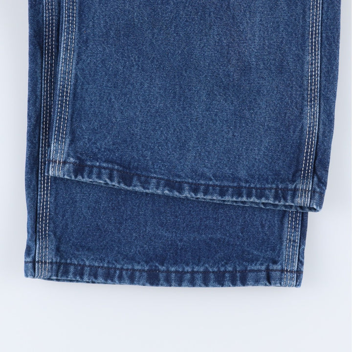 Carhartt denim overalls for men, equivalent to W33 cotton blue type Vintage Second Hand