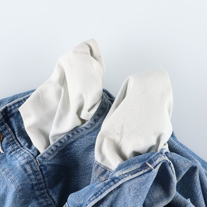2000'S Carhartt denim overalls, men's size W39 (approx.) cotton blue type Vintage Second Hand
