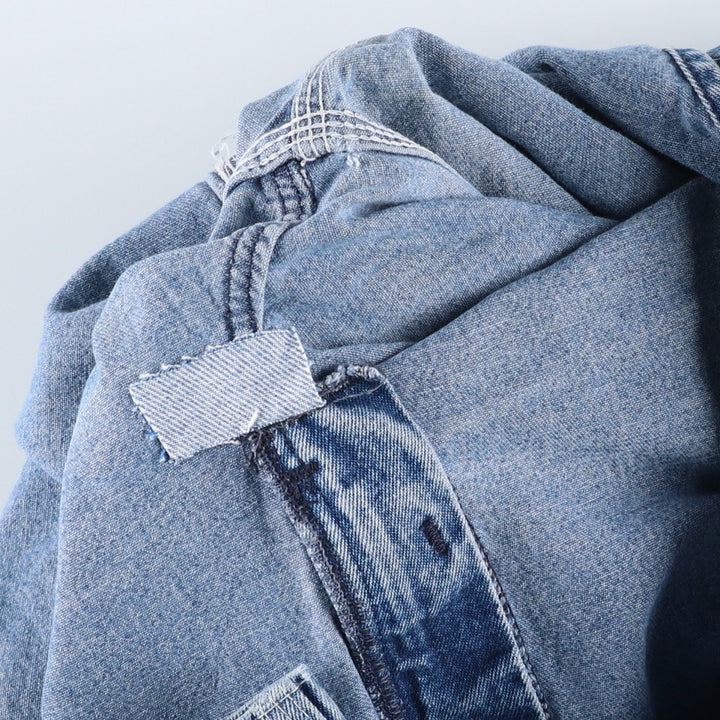 2000'S Carhartt denim overalls, men's size W39 (approx.) cotton blue type Vintage Second Hand
