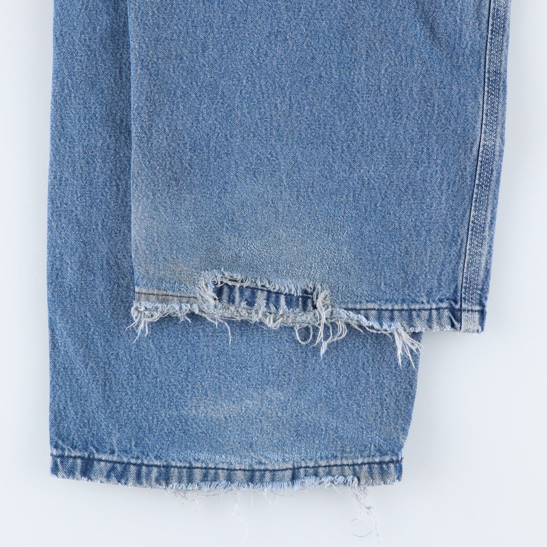 2000'S Carhartt denim overalls, men's size W39 (approx.) cotton blue type Vintage Second Hand