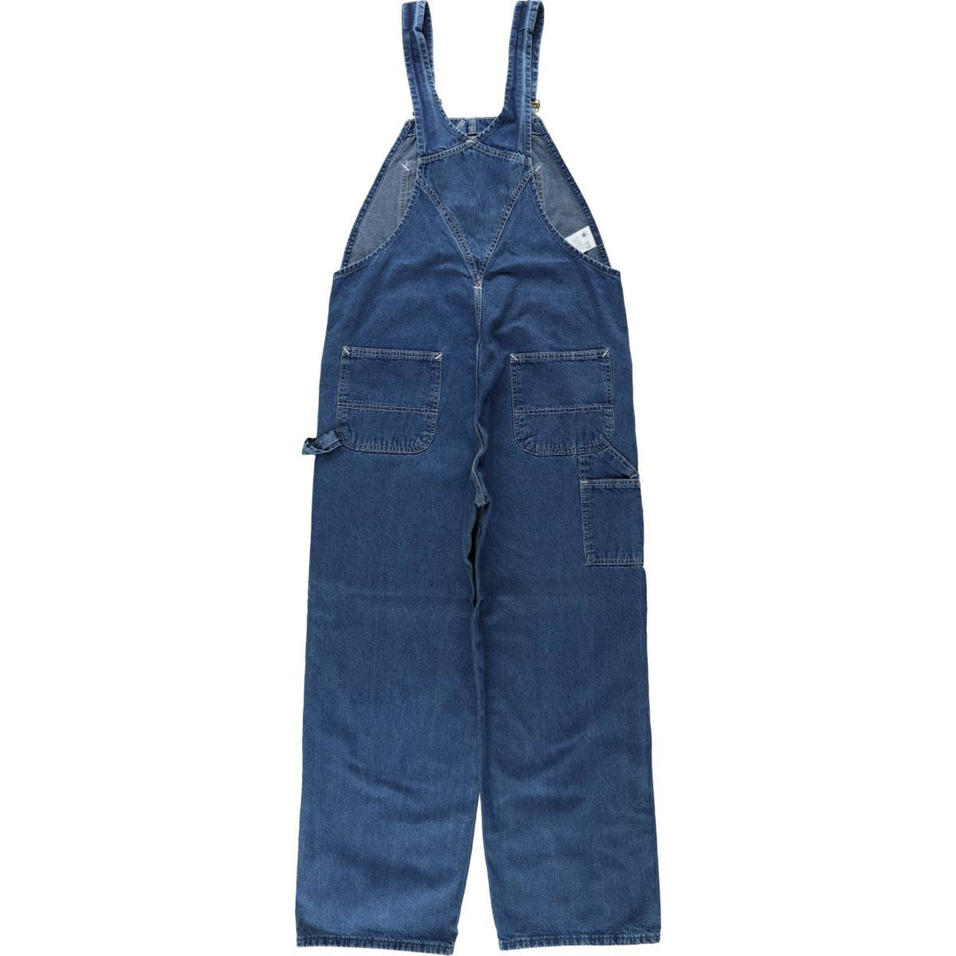 Carhartt denim overalls, made in the USA, men's size W38 (approx.). cotton blue type Vintage Second Hand
