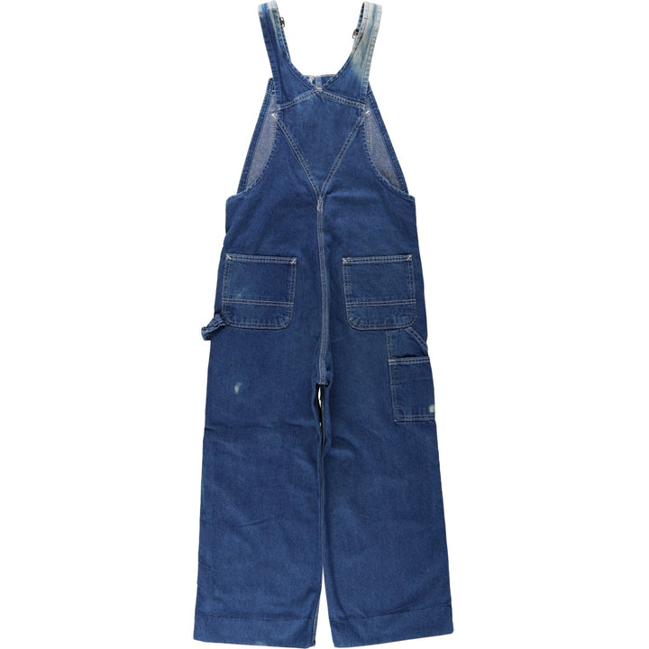 Carhartt painted denim overalls, made in the USA, men's size W32 (approx.). cotton blue type Vintage Second Hand