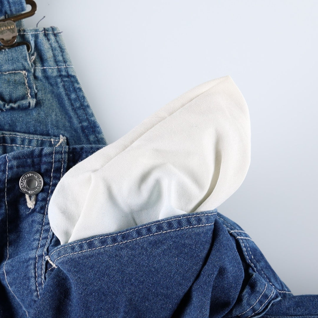 Carhartt painted denim overalls, made in the USA, men's size W32 (approx.). cotton blue type Vintage Second Hand