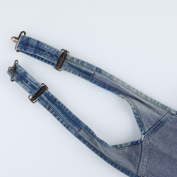 Carhartt painted denim overalls, made in the USA, men's size W32 (approx.). cotton blue type Vintage Second Hand