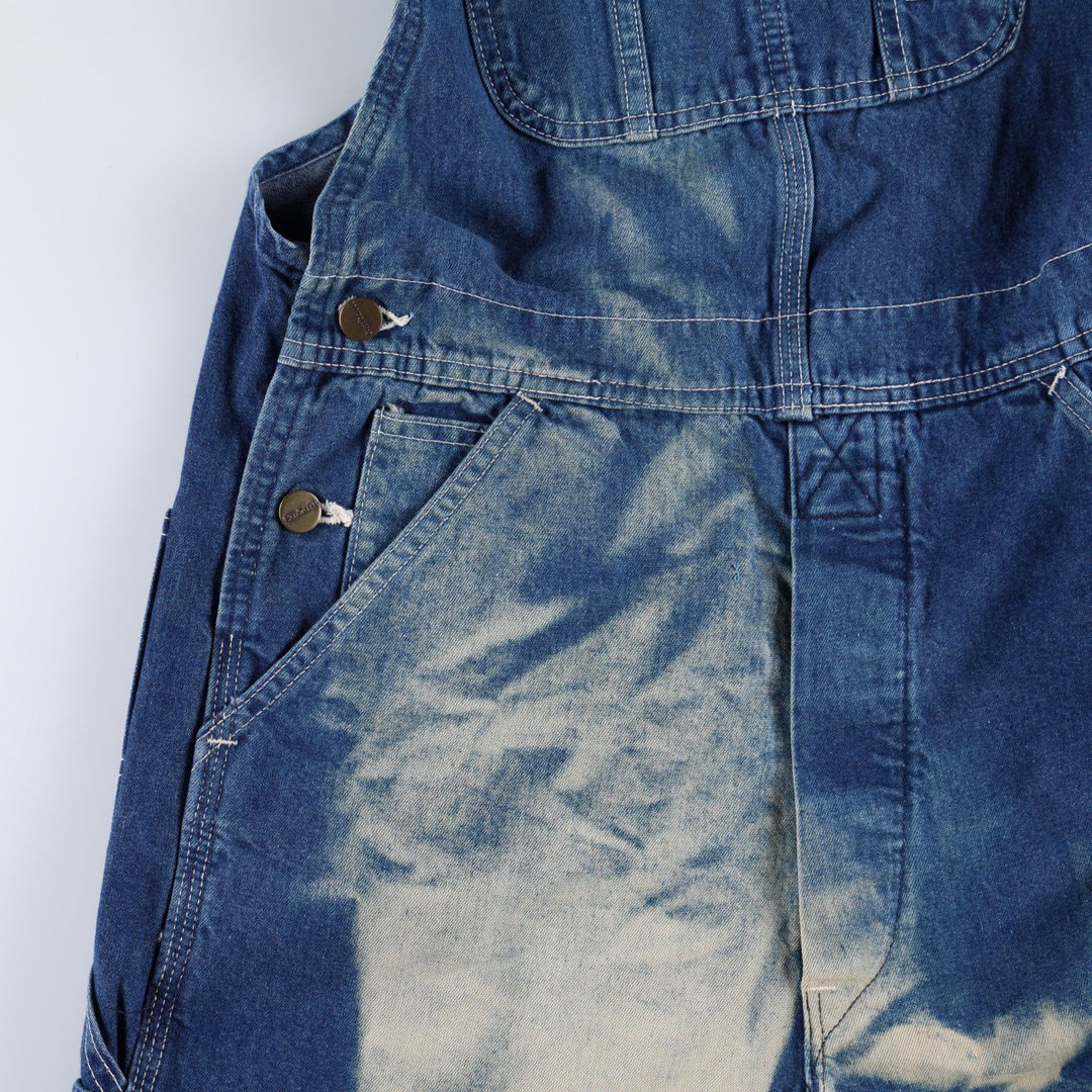 Carhartt painted denim overalls, made in the USA, men's size W32 (approx.). cotton blue type Vintage Second Hand