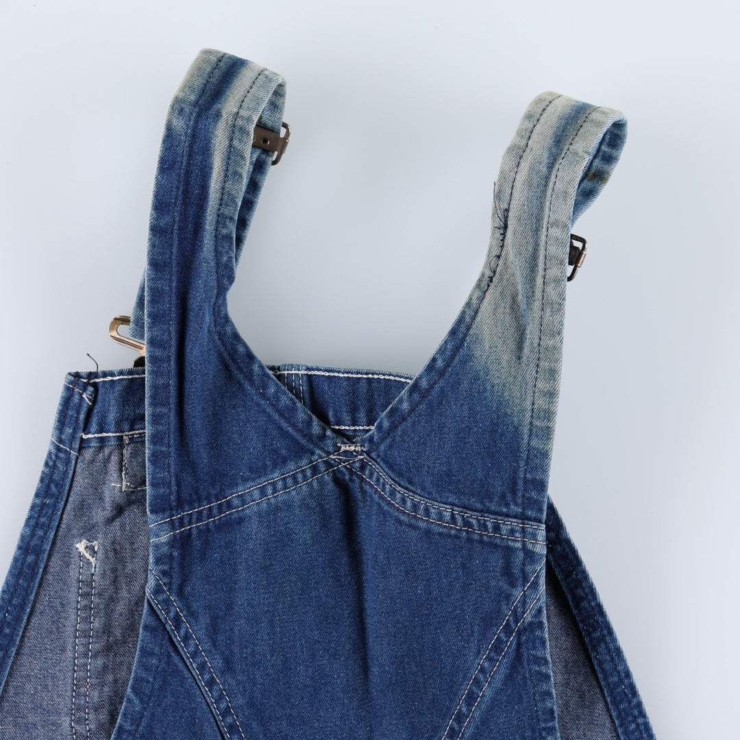 Carhartt painted denim overalls, made in the USA, men's size W32 (approx.). cotton blue type Vintage Second Hand