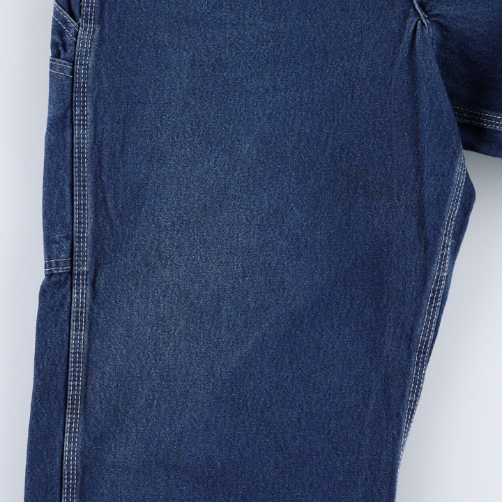 Dickies denim overalls for men, equivalent to W38 cotton blue type Vintage Second Hand