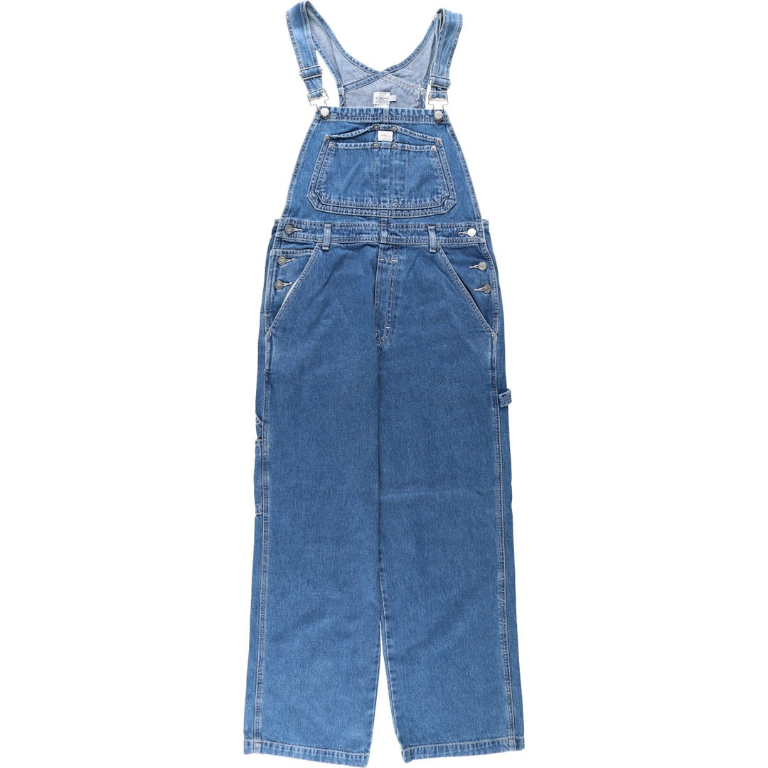 90s-00'S Calvin Klein denim overalls, men's size W31 (approx.), vintage, hammer loop. cotton blue type Vintage Second Hand