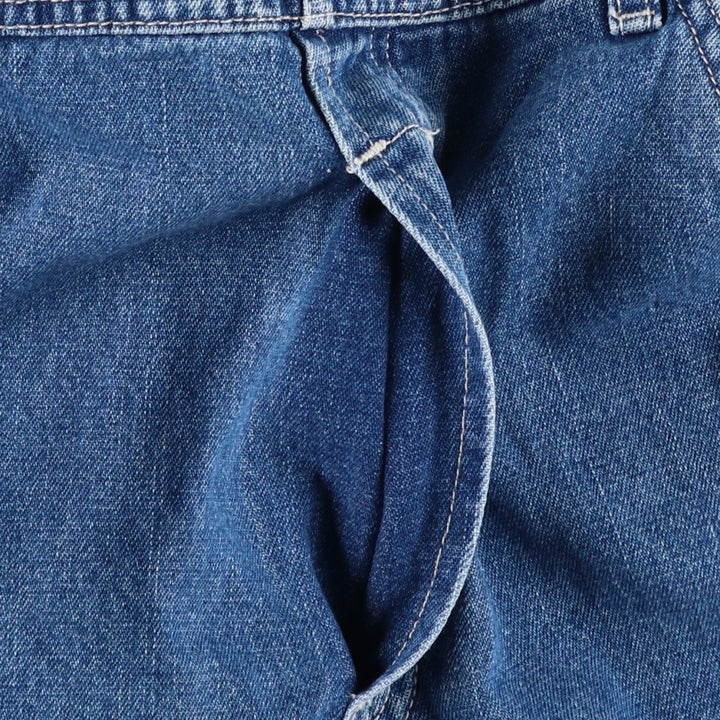 90s-00'S Calvin Klein denim overalls, men's size W31 (approx.), vintage, hammer loop. cotton blue type Vintage Second Hand