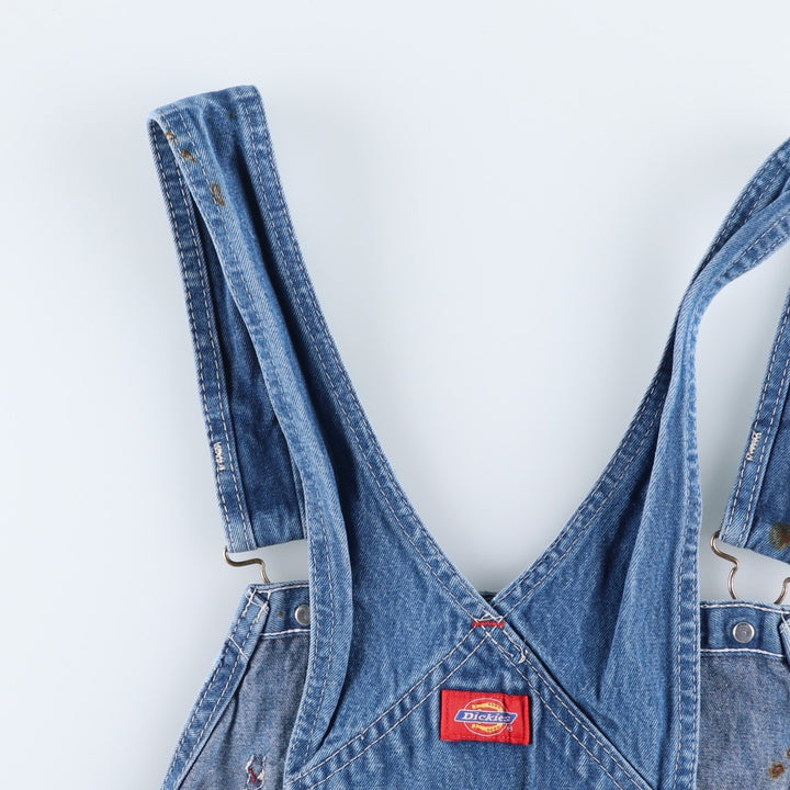 Dickies denim overalls for men, equivalent to w37 cotton blue type Vintage Second Hand