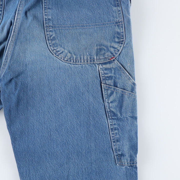 Dickies denim overalls for men, equivalent to w37 cotton blue type Vintage Second Hand