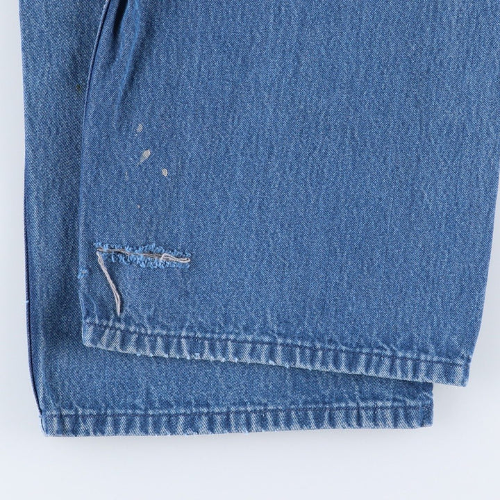Dickies denim overalls for men, equivalent to w37 cotton blue type Vintage Second Hand