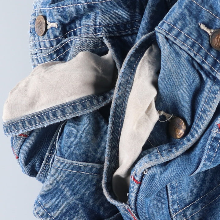 Dickies denim overalls for men, equivalent to w37 cotton blue type Vintage Second Hand