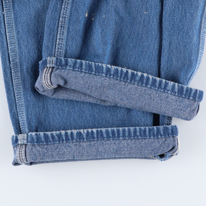 Dickies denim overalls for men, equivalent to w37 cotton blue type Vintage Second Hand