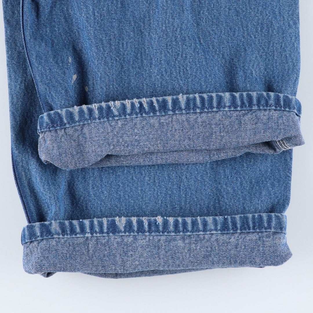 Dickies denim overalls for men, equivalent to w37 cotton blue type Vintage Second Hand