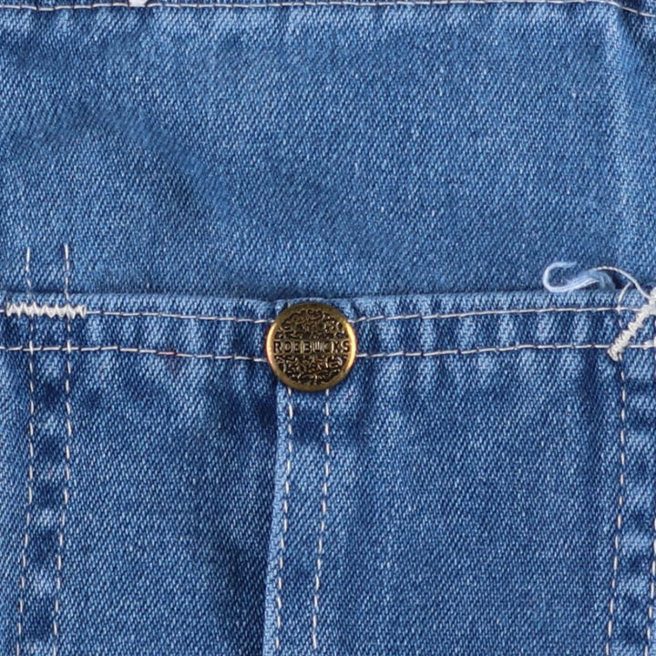 1990'S Sears ROEBUCKS denim overalls, men's size W37 (approx.), vintage. unclear blue type Vintage Second Hand