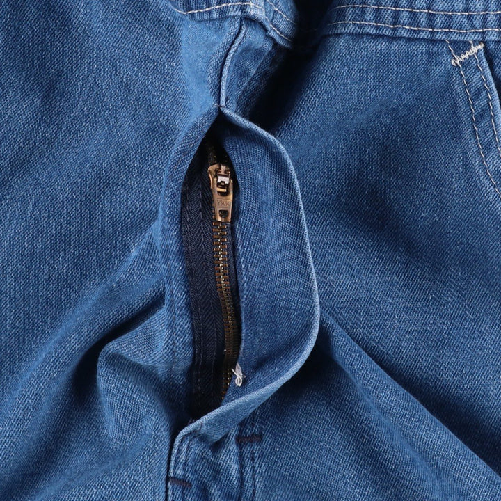 1990'S Sears ROEBUCKS denim overalls, men's size W37 (approx.), vintage. unclear blue type Vintage Second Hand