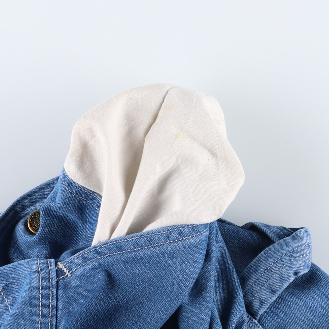 1990'S Sears ROEBUCKS denim overalls, men's size W37 (approx.), vintage. unclear blue type Vintage Second Hand
