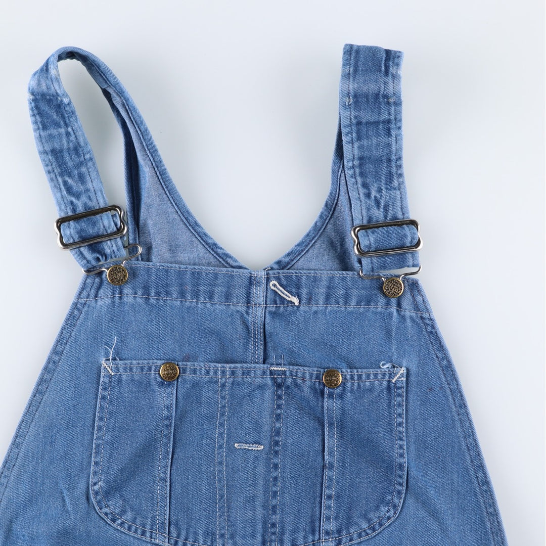 1990'S Sears ROEBUCKS denim overalls, men's size W37 (approx.), vintage. unclear blue type Vintage Second Hand