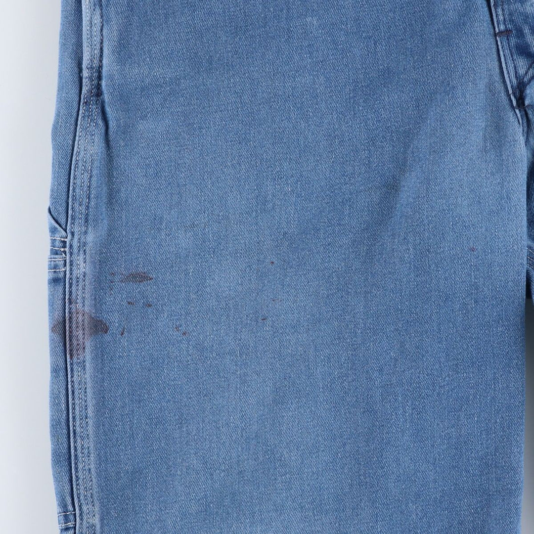 1990'S Sears ROEBUCKS denim overalls, men's size W37 (approx.), vintage. unclear blue type Vintage Second Hand