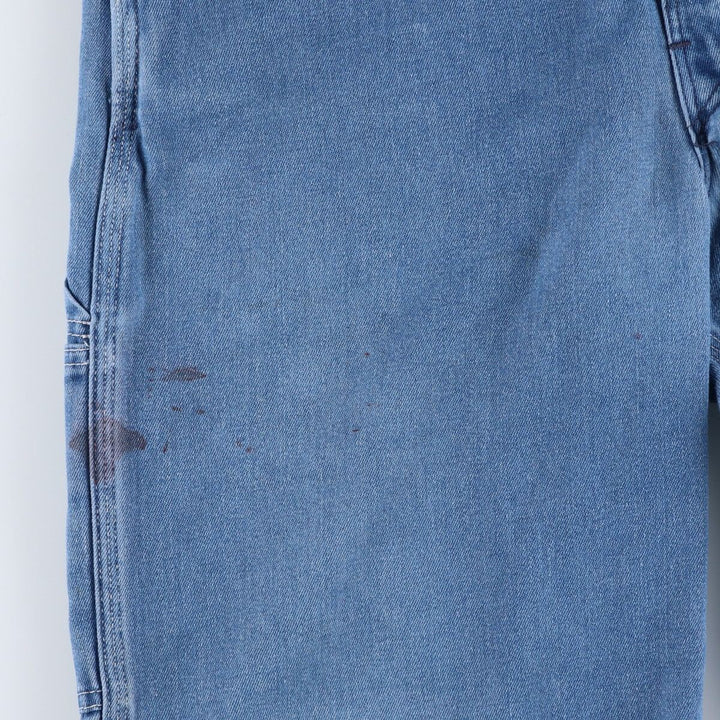 1990'S Sears ROEBUCKS denim overalls, men's size W37 (approx.), vintage. unclear blue type Vintage Second Hand