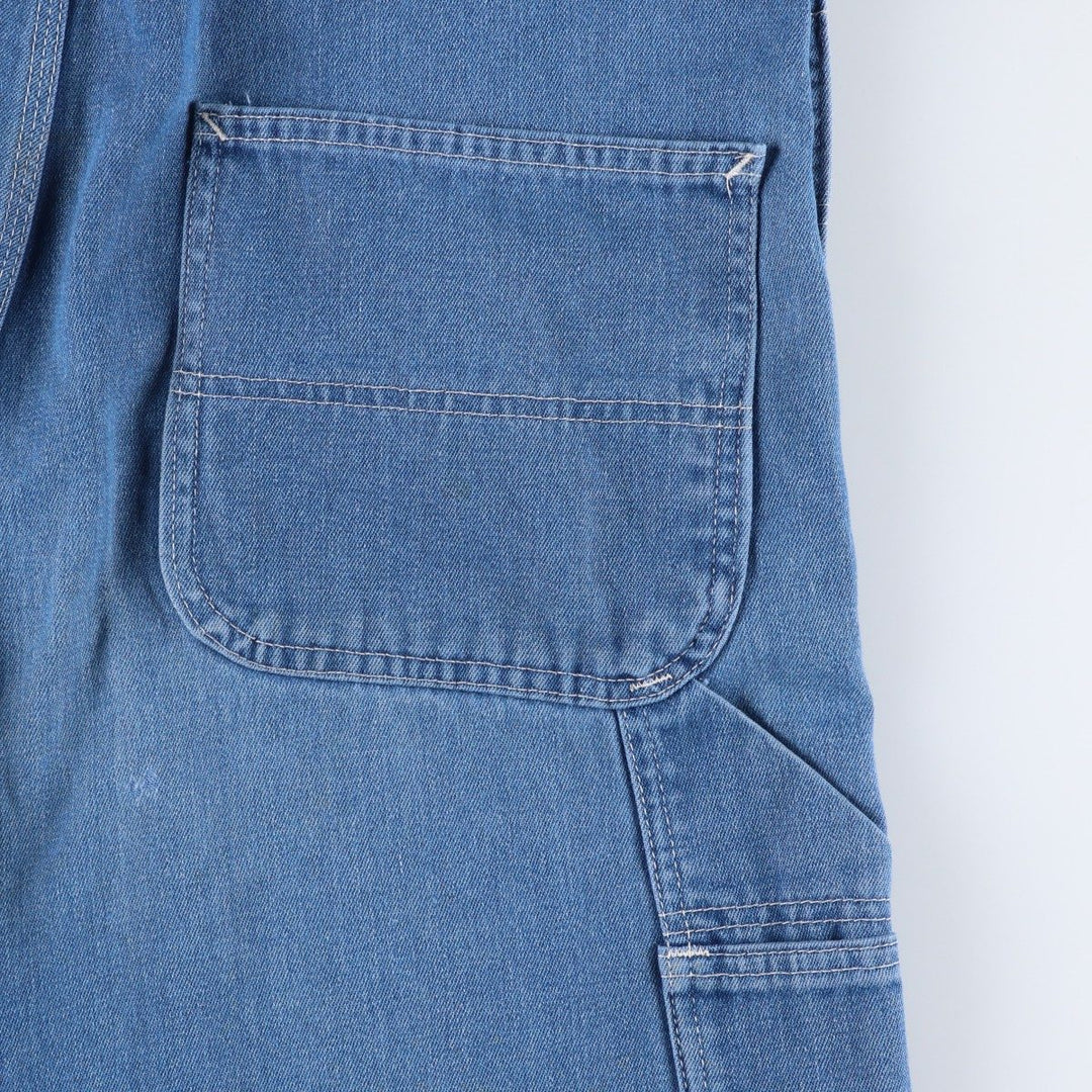 1990'S Sears ROEBUCKS denim overalls, men's size W37 (approx.), vintage. unclear blue type Vintage Second Hand