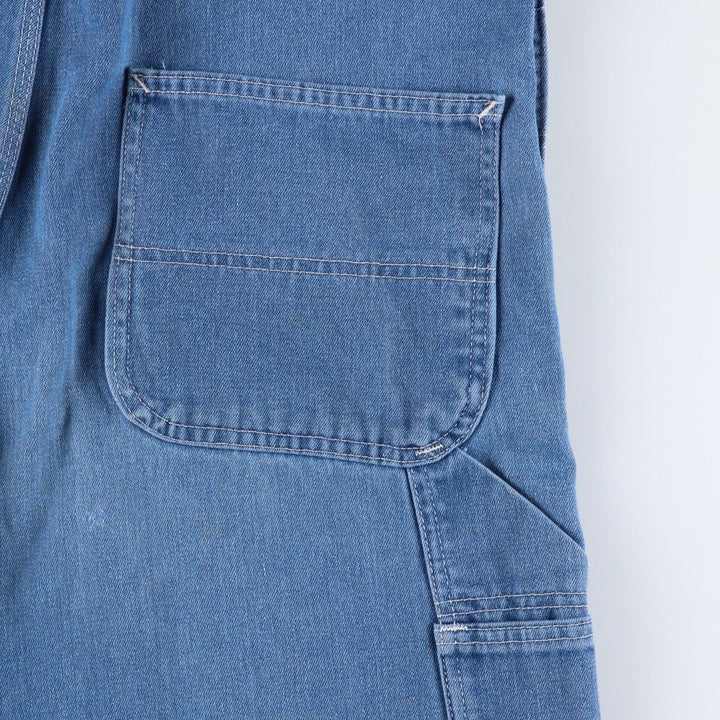 1990'S Sears ROEBUCKS denim overalls, men's size W37 (approx.), vintage. unclear blue type Vintage Second Hand