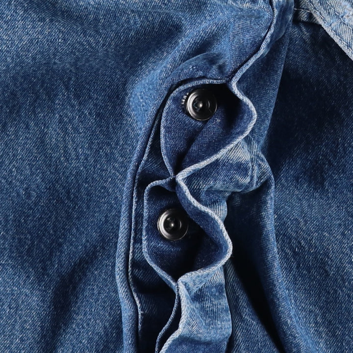 Dickies Men's Oversized Denim Overalls (Size W41) unclear blue type Vintage Second Hand