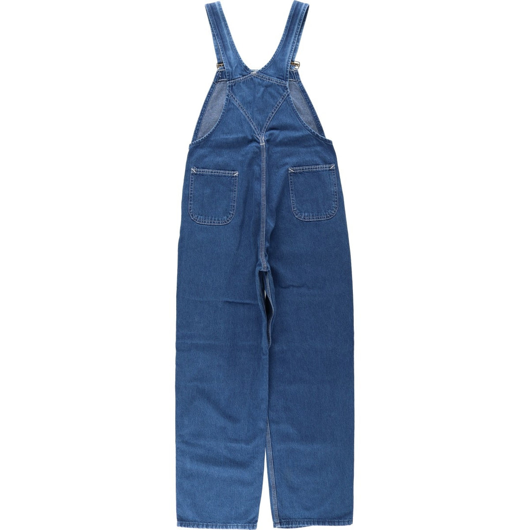 Carhartt Double Knee Denim Overalls, Men's Size W32 (approx.) unclear blue type Vintage Second Hand