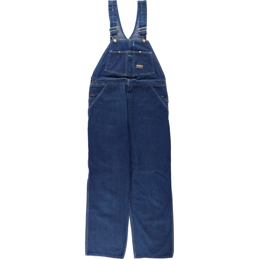 1960s-1970'S Osh Kosh denim overalls, made in USA, men's size W36 (approx.), vintage. cotton blue type Vintage Second Hand