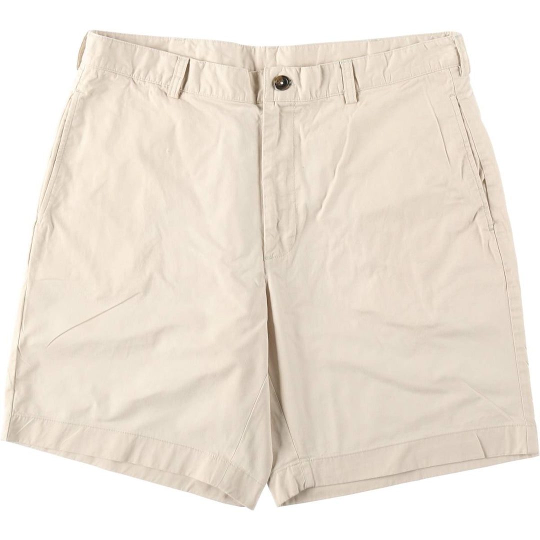 Brooks Brothers 346 Chino Shorts, Men's Size W37 (approx.) cotton Beige type Vintage Second Hand