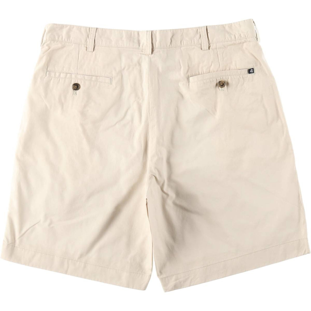 Brooks Brothers 346 Chino Shorts, Men's Size W37 (approx.) cotton Beige type Vintage Second Hand