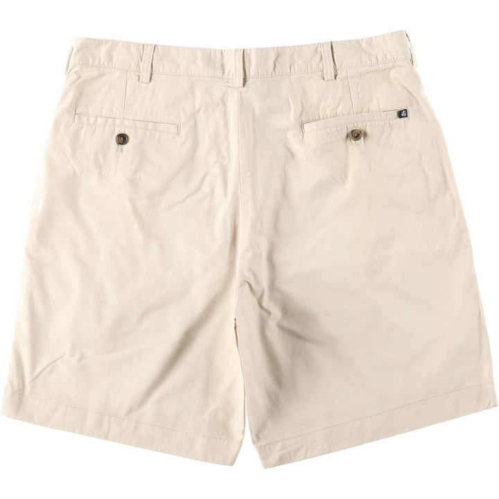 Brooks Brothers 346 Chino Shorts, Men's Size W37 (approx.) cotton Beige type Vintage Second Hand