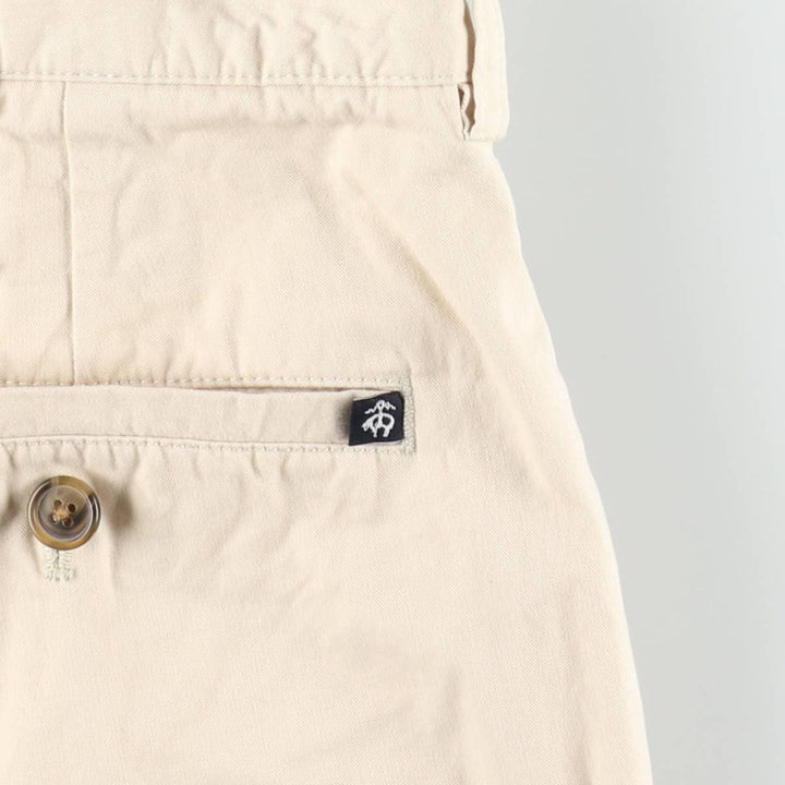 Brooks Brothers 346 Chino Shorts, Men's Size W37 (approx.) cotton Beige type Vintage Second Hand
