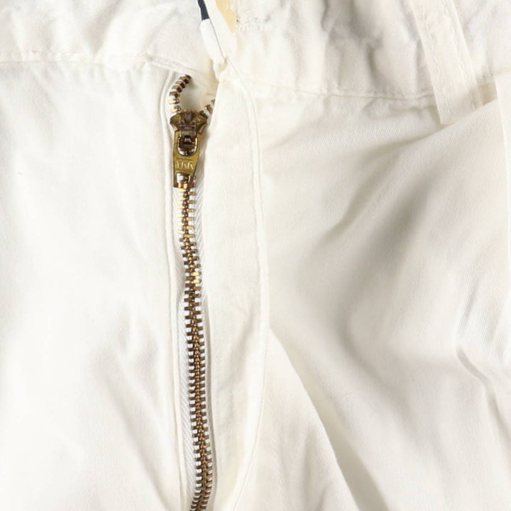 Ralph Lauren POLO GOLF Classic Golf Shorts, two-pleat chino shorts, men's size W35. cotton white type Vintage Second Hand