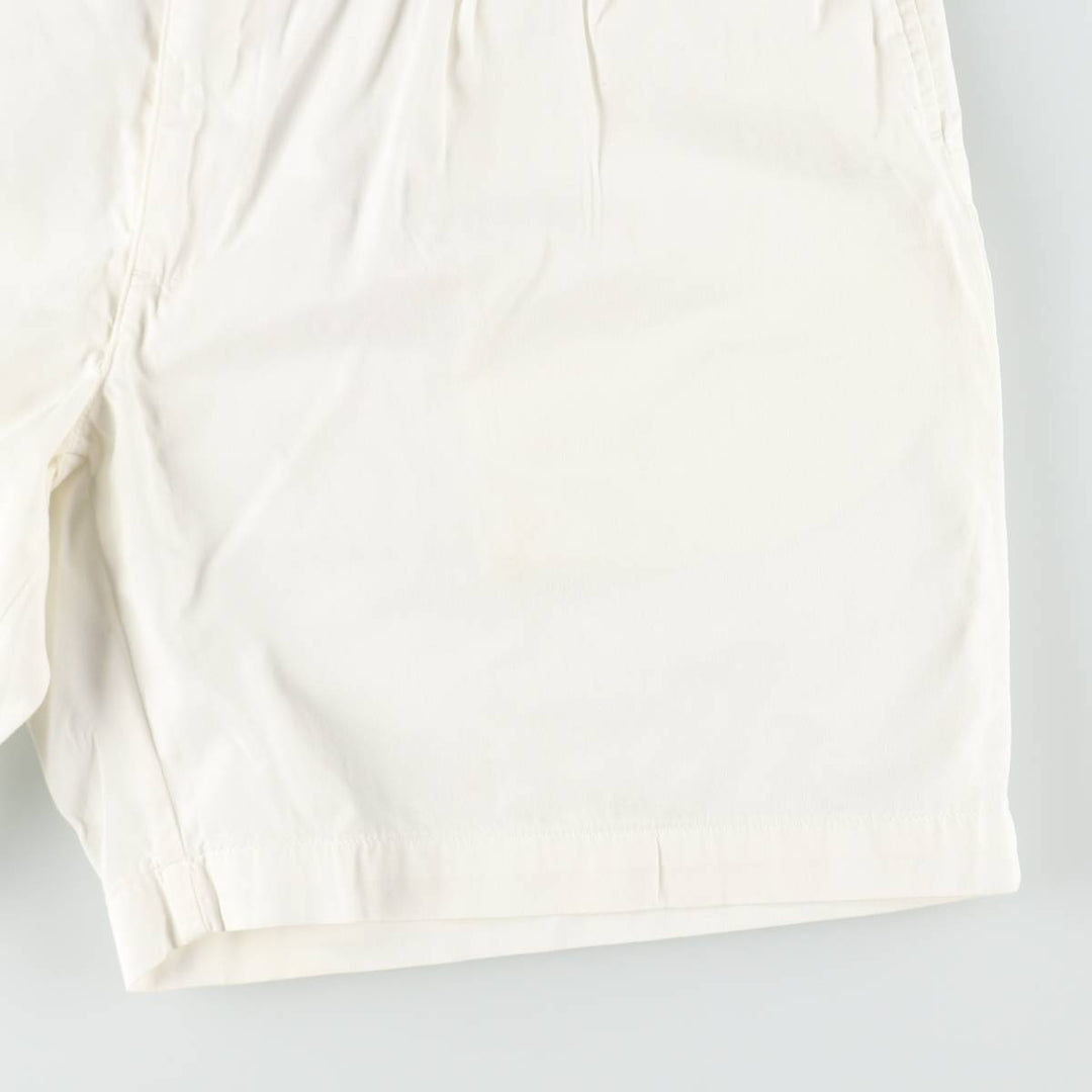 Ralph Lauren POLO GOLF Classic Golf Shorts, two-pleat chino shorts, men's size W35. cotton white type Vintage Second Hand
