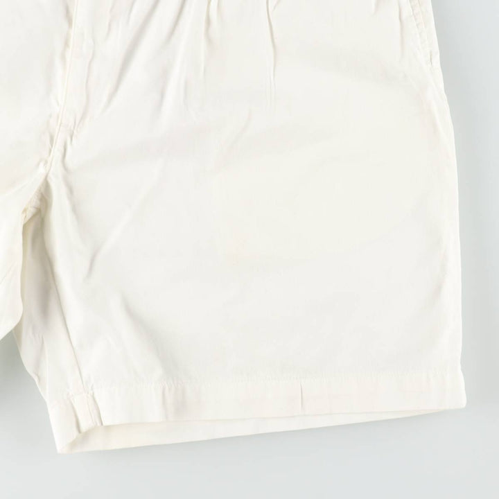Ralph Lauren POLO GOLF Classic Golf Shorts, two-pleat chino shorts, men's size W35. cotton white type Vintage Second Hand