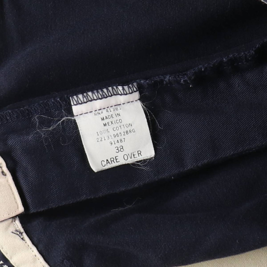 Ralph Lauren POLO RALPH LAUREN Two-Pleat Chino Shorts, Men's Size W37 (approx.) cotton navy blue type Vintage Second Hand