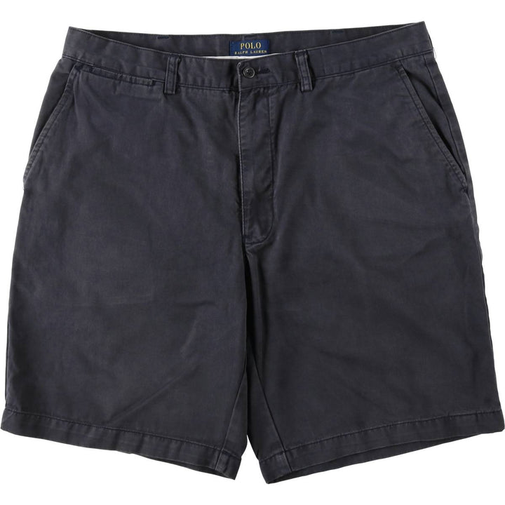 Ralph Lauren POLO RALPH LAUREN Chino Shorts Shorts Men's W36 equivalent cotton navy blue type Vintage Second Hand